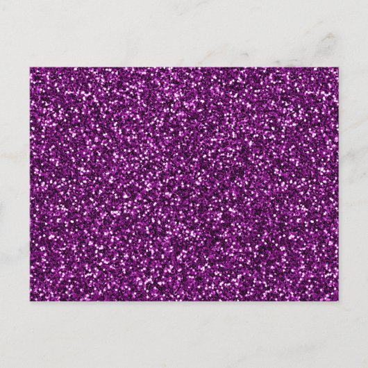 ミッドナイトパープルグリッター ポストカード (正面)
