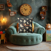 ミッドナイトファンズハロウィンゴールデンムーンアンドスターズ クッション