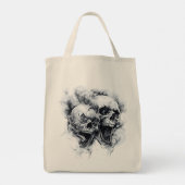 ミッドナイトファントムスカル トートバッグ (裏面)