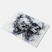 ミッドナイトファントムスカル ドアマット (アングル)