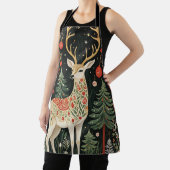 ミッドナイトフォレストクリスマスディアー エプロン (インサイチュ)