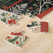 ミッドナイトフォレストクリスマスディアー ジグソーパズル (側面)