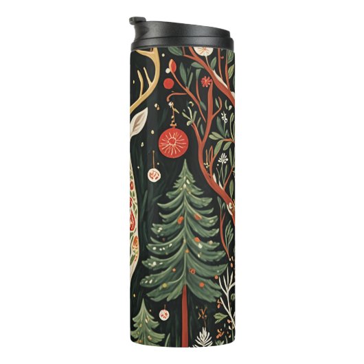 ミッドナイトフォレストクリスマスディアー タンブラー (回転右)