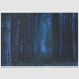 ミッドナイトフォレストデコページティッシュペーパー 薄葉紙