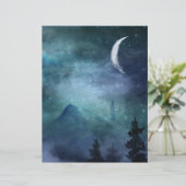 ミッドナイトフォレスト神秘的なスクラップブック紙 (スタンド正面)