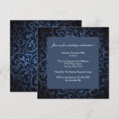 ミッドナイトフォーマルパーティの招待状 招待状 (正面/裏面)