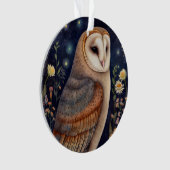 ミッドナイトフクロウアクリルオーナメント オーナメント (正面)