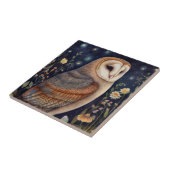 ミッドナイトフクロウ装飾タイル タイル (側面)