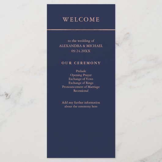 ミッドナイトブルーとフェイクバラ金ゴールド縁どプログラム プログラム (正面)