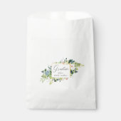 ミッドナイトブルーと赤面フローラ卒業 フェイバーバッグ (正面)