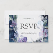 ミッドナイトブルーのアネモネ、結婚式の出欠確認