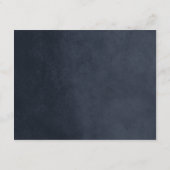 ミッドナイトブルーのストリングラ結婚イトの挿入カード エンクロージャーカード (裏面)