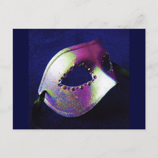 ミッドナイトブルーの仮装舞踏会 ポストカード (正面)