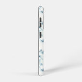 ミッドナイトブルーの森の水の色パターン SAMSUNG GALAXYケース (右側面)