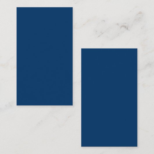 ミッドナイトブルーカスタムロイヤリティカード ロイヤリティカード (正面/裏面)