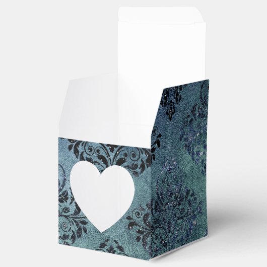 ミッドナイトブルーグライマーヴィンテージダマスク フェイバーボックス (オープン)