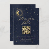 ミッドナイトブルーシテリアキンセアニェラ サンキューカード (正面/裏面)