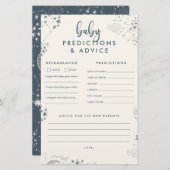 ミッドナイトブルースターリーナイトベビーシャワーの予測 (正面/裏面)