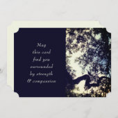 ミッドナイトブルーバーズツリーズ悔やみや弔慰死別 (正面/裏面)