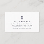 ミッドナイトブルーパイナップル 名刺 (裏面)