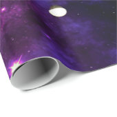 ミッドナイトブルーパープル銀河系 ラッピングペーパー (ロールコーナー)
