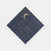 ミッドナイトブルームーンスターズキンセアニェラ スタンダードランチョンナプキン (角)