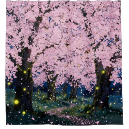 ミッドナイトブルーム -  シャワーカーテン