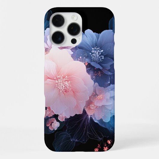 ミッドナイトブルーム iPhoneケース (裏面)