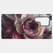ミッドナイトブルーム Samsung Galaxyケース Galaxy S22 Ultraケース (裏面横)