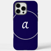 ミッドナイトブルーモダンミニマお洒落リスト Case-Mate iPhoneケース (裏面)