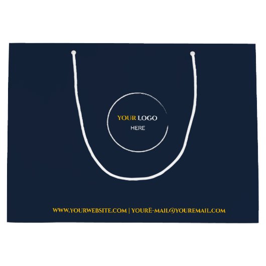 ミッドナイトブルーラージ抱き枕 ラージペーパーバッグ (正面)