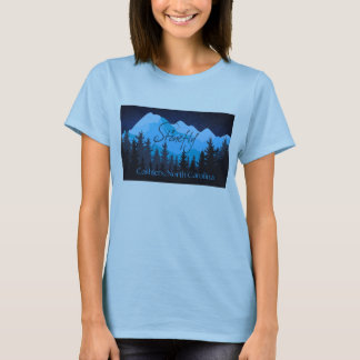 ミッドナイトブルーリッジマウンテンストーン・フライ Tシャツ