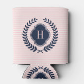 ミッドナイトブルーリースクレストオーバーピンクストライプ色 缶クーラー (裏面)