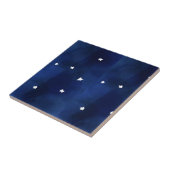 ミッドナイトブルー星空 タイル (側面)