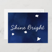 ミッドナイトブルー星空 ポストカード (正面/裏面)