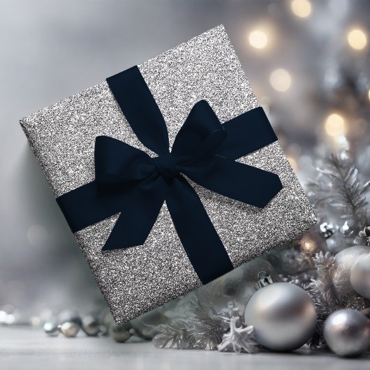 ミッドナイトブルー無地の3インチ サテンリボン