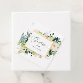 ミッドナイトブルー赤面フローラ卒業 フェイバータグ (インサイチュ)