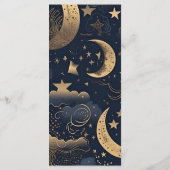 ミッドナイトブルー金ゴールドシレ結婚ンタル メニュー (裏面)