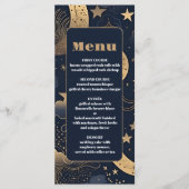 ミッドナイトブルー金ゴールドシレ結婚ンタル メニュー (正面)