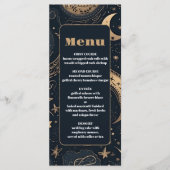 ミッドナイトブルー金ゴールドシレ結婚ンタル メニュー (正面)