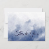 ミッドナイトブルー – ご注文カードありがとうございます サンキューカード (裏面)