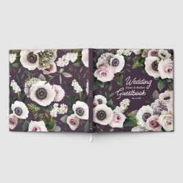 ミッドナイトプラムに白いアネモネ ゲストブック