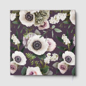 ミッドナイトプラムに白いアネモネ ゲストブック (裏面)