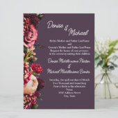 ミッドナイトプラムの菊 招待状 (スタンド正面)