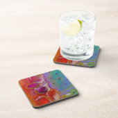 "ミッドナイトプリックナシ"懸命プラスチックコースターセット コースター (右側)