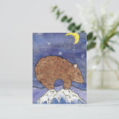 ミッドナイトベア ポストカード (スタンド正面)