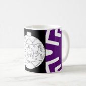 ミッドナイトベビートナカイ コーヒーマグカップ (正面右)