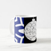 ミッドナイトベビートナカイ コーヒーマグカップ (正面左)