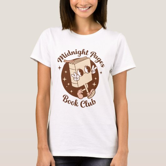 ミッドナイトページズ・ブッククラブ Tシャツ (正面)
