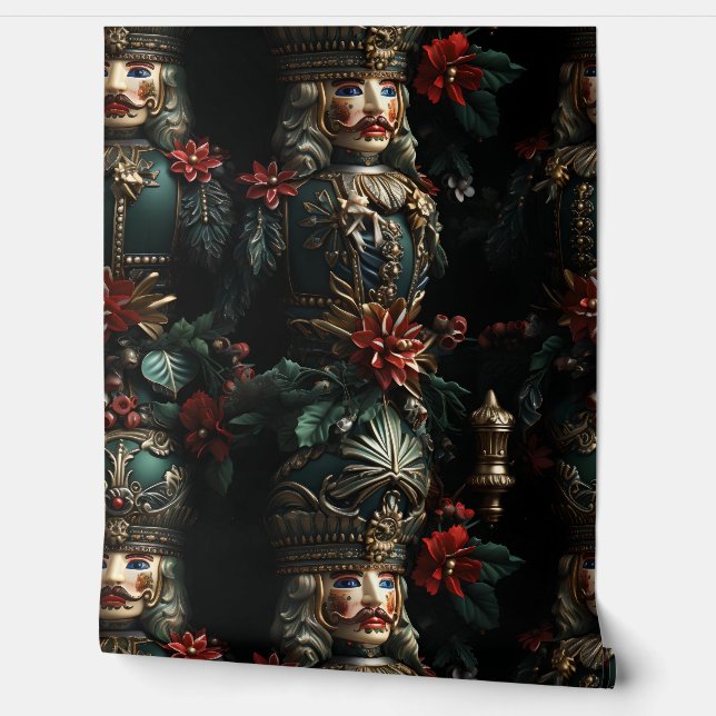 ミッドナイトホリデーエンチャントメントボタニカル 壁紙 (ほどく)